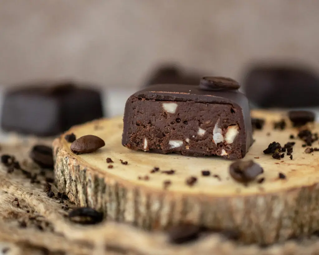 Espresso Almond Fudge